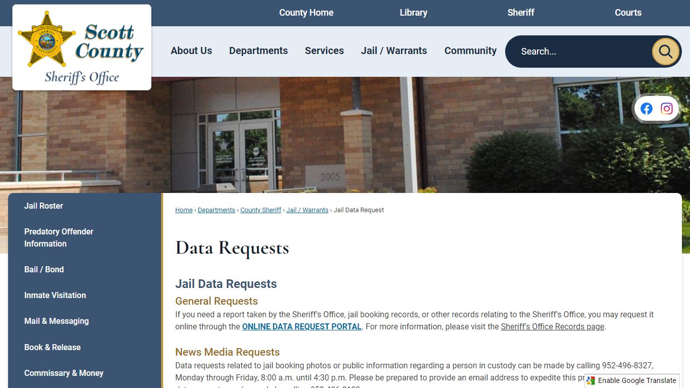 Data Requests | Scott County, MN
